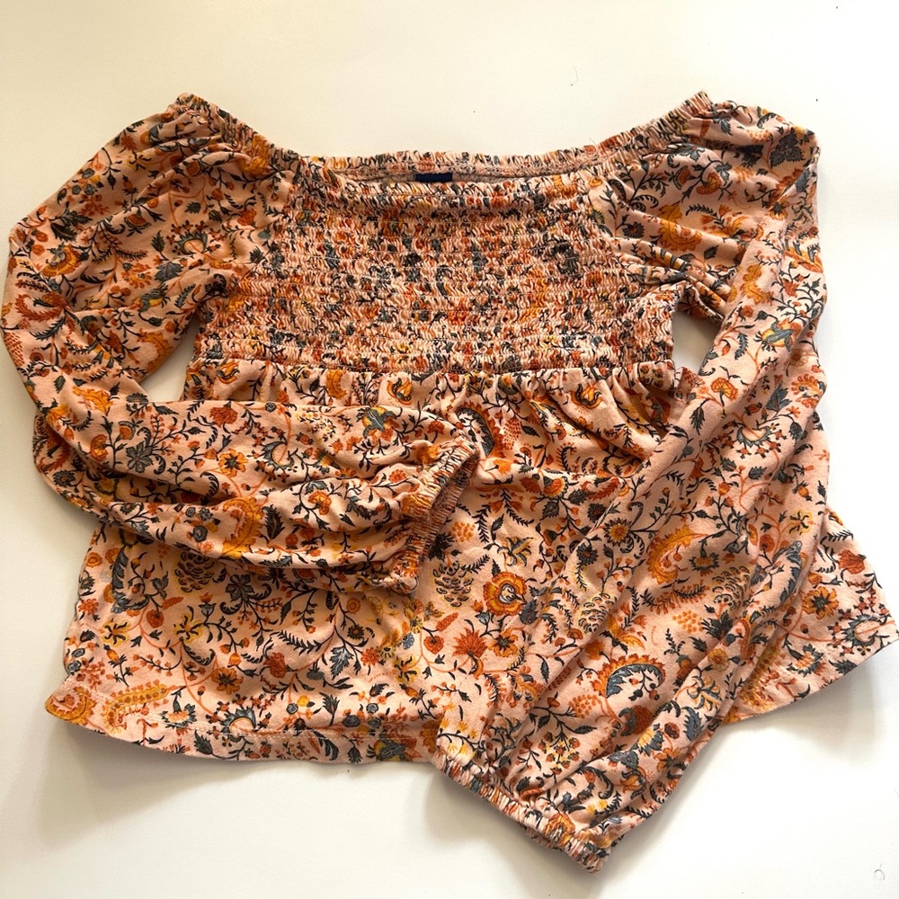 Girls floral top